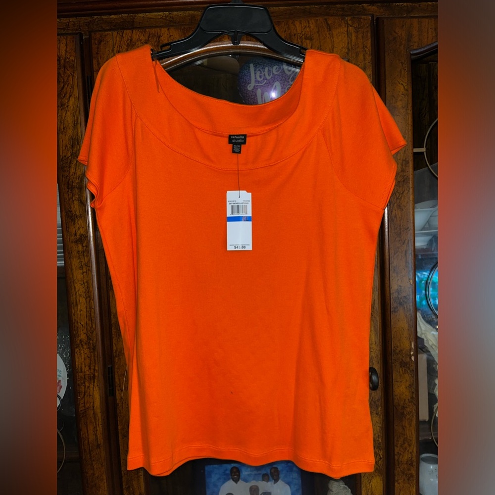 Tangerine Blouse, XL